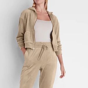 Express Velour Zip Hoodie, Seneca